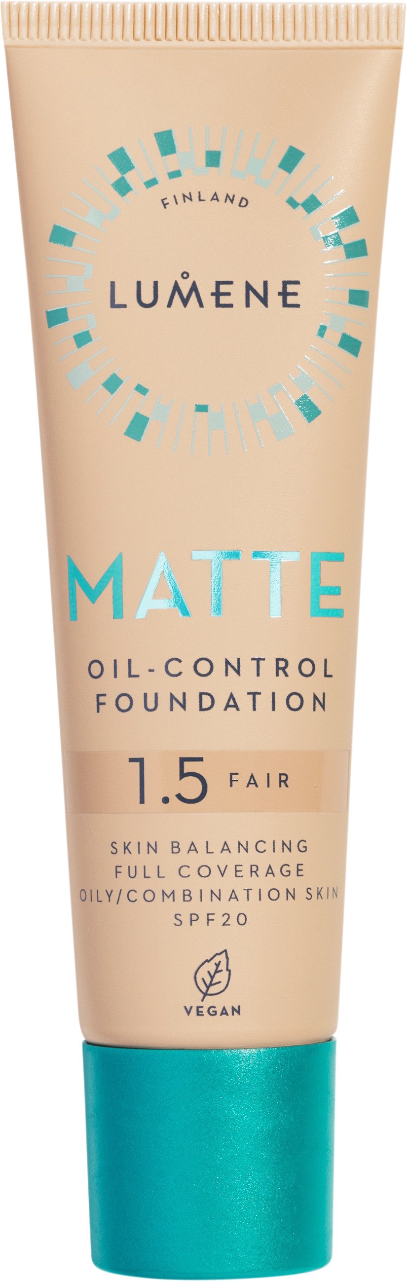 Lumene Matte Oil-Control Foundation SPF20 1.5 Fair 30 ml