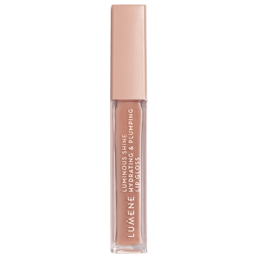 Lumene Luminous Shine Hydrating & Plumping Lip Gloss 1 Pale Honey 5 ml