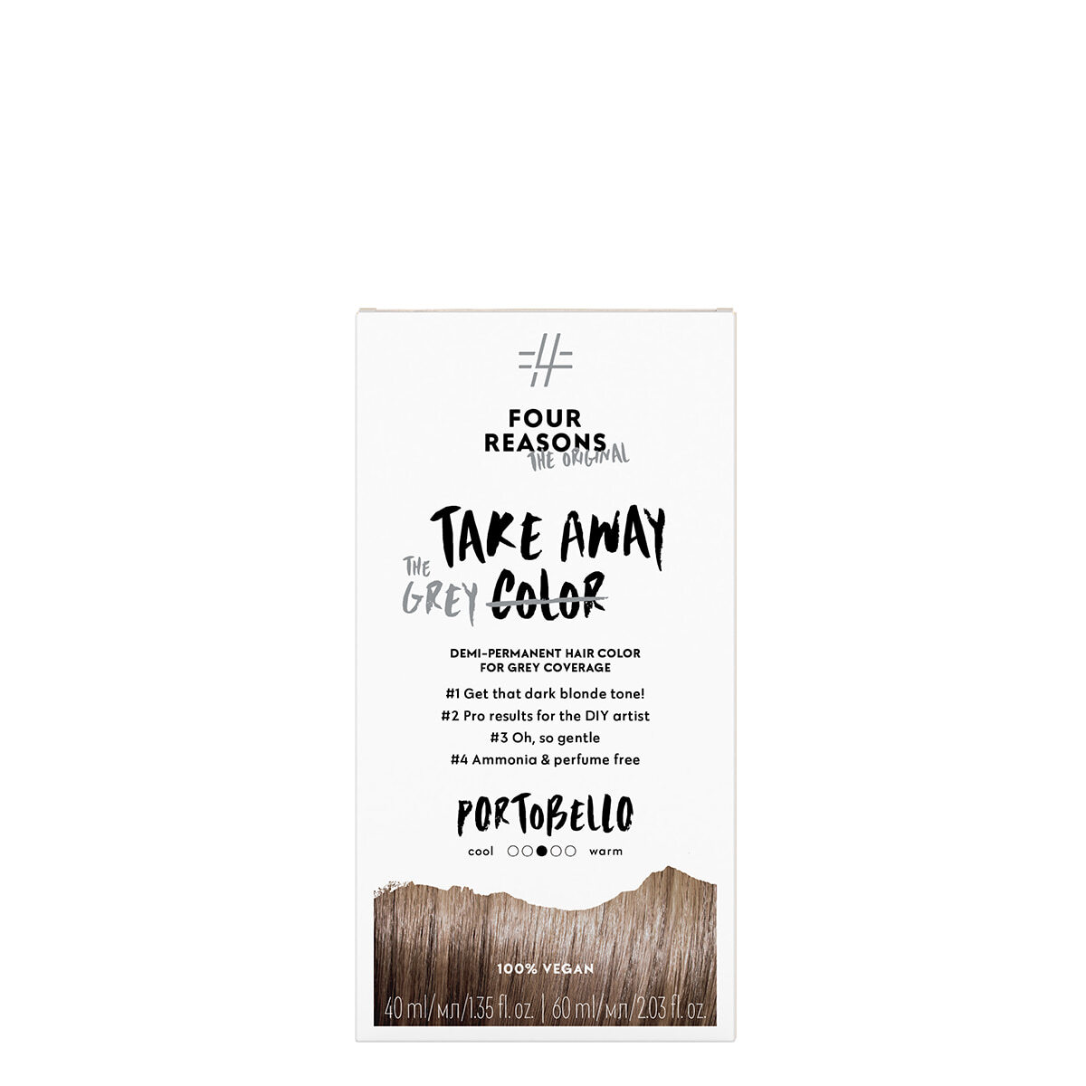 Four Reasons Take Away Color 7.0 Portobello 100 ml