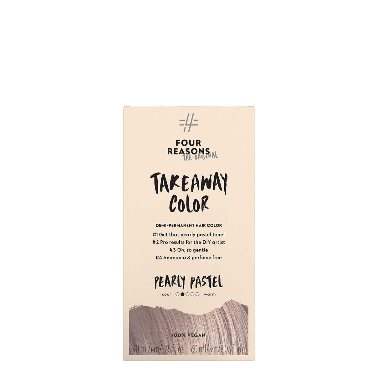 Four Reasons Take Away Color 9.12 Pearly Pastel 100 ml