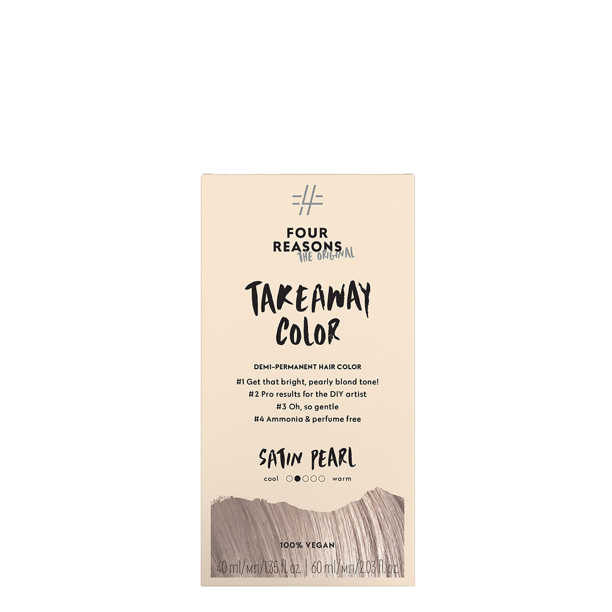 Four Reasons Take Away Color 9.02 Satin Pearl 100 ml