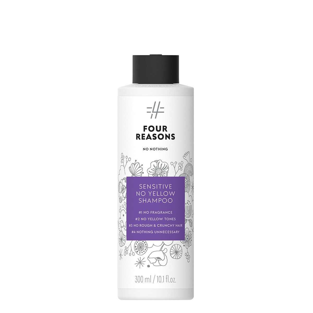 Four Reasons Sensitive No Yellow Shampoo 300 ml