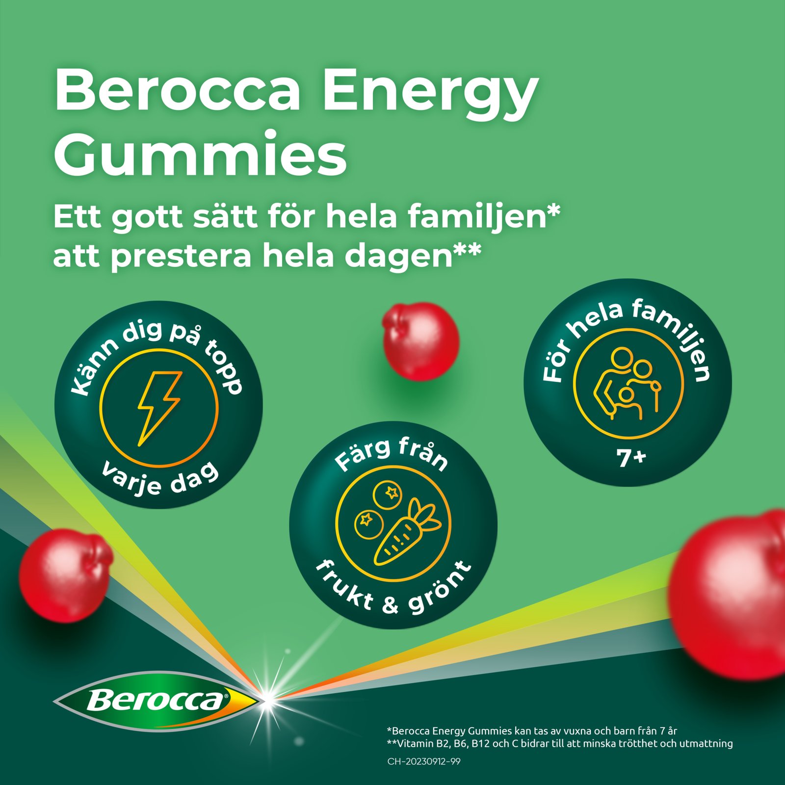 Berocca Energy Gummies 60 tuggtabletter