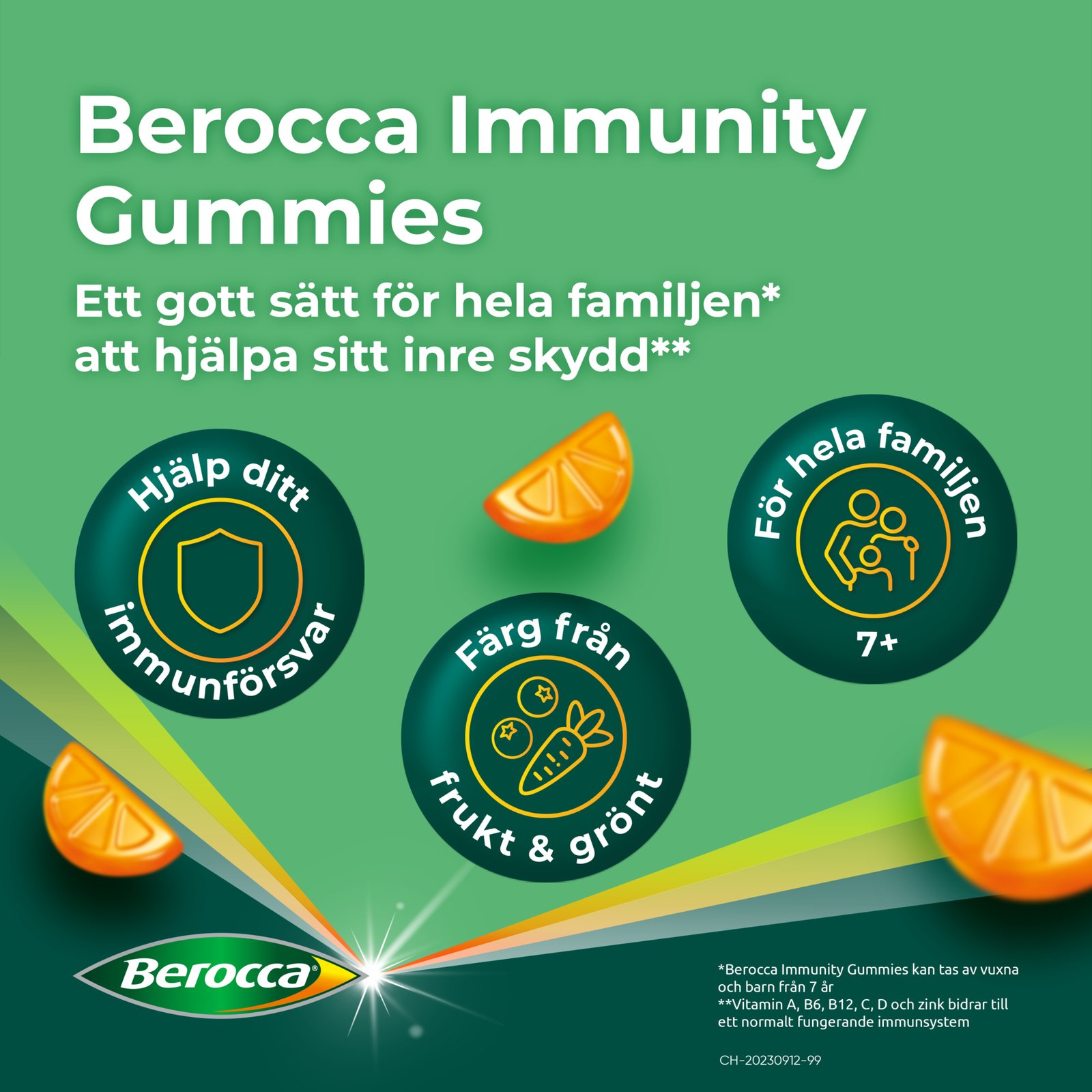 Berocca Immunity Gummies 60 tuggtabletter