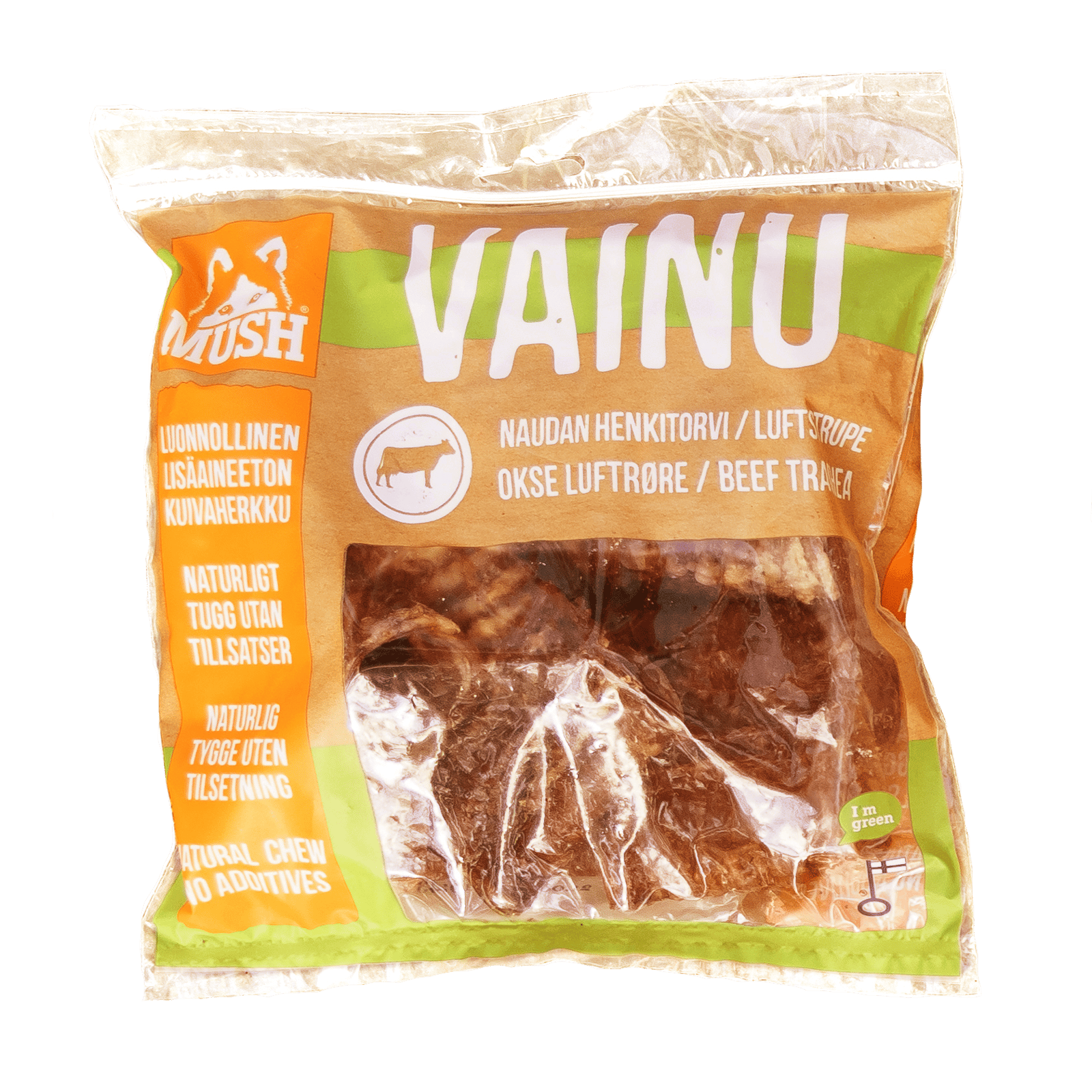 MUSH VAINU Nöt luftstrupe 200g