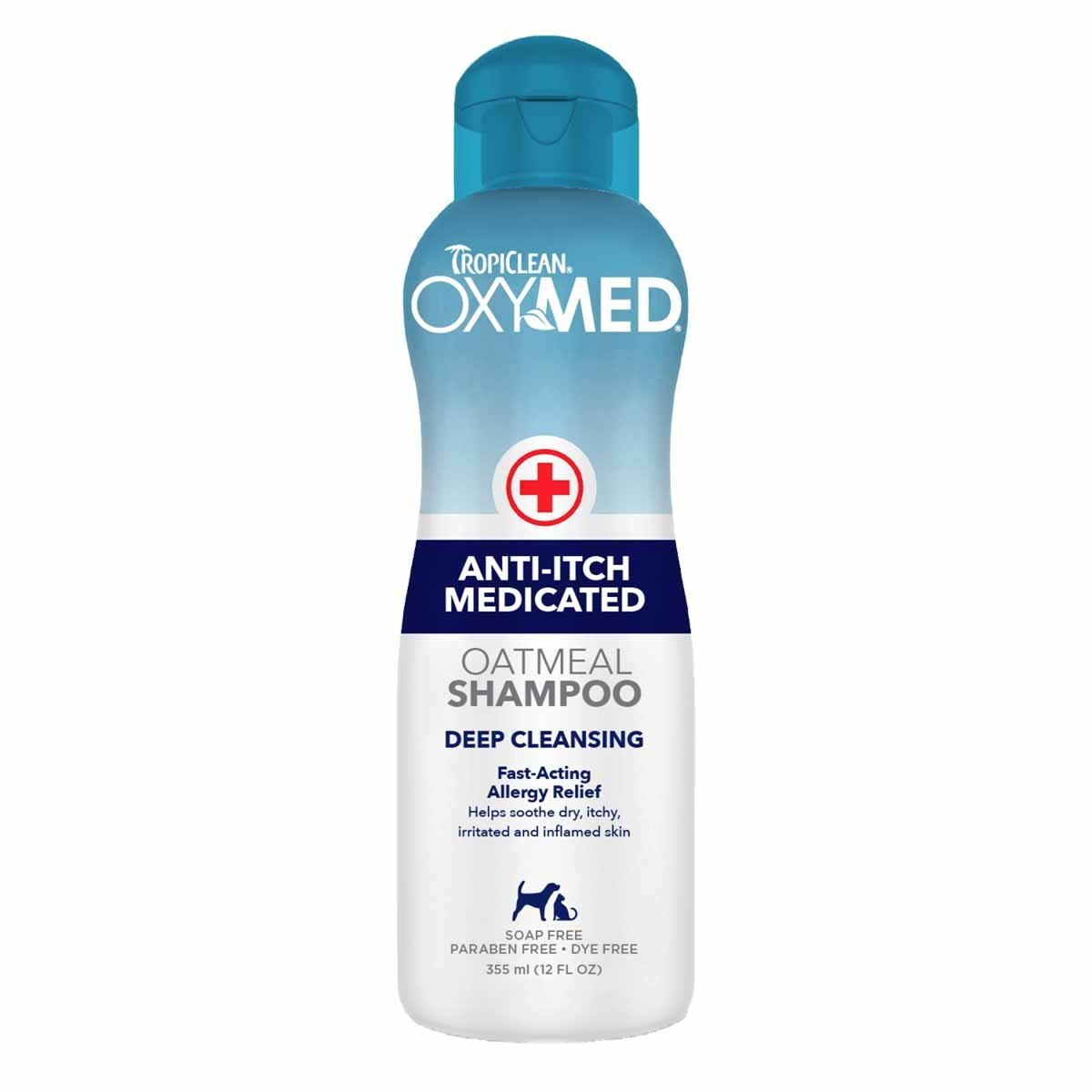 TropiClean Oxy-Med Anti-Itch Schampo 355 ml