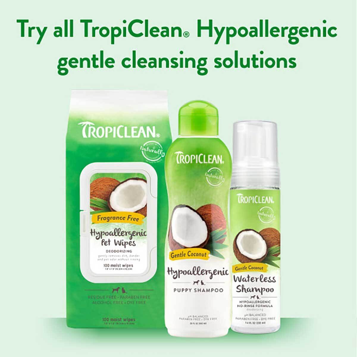 TropiClean Hypo Allergenic Wipes 100 st