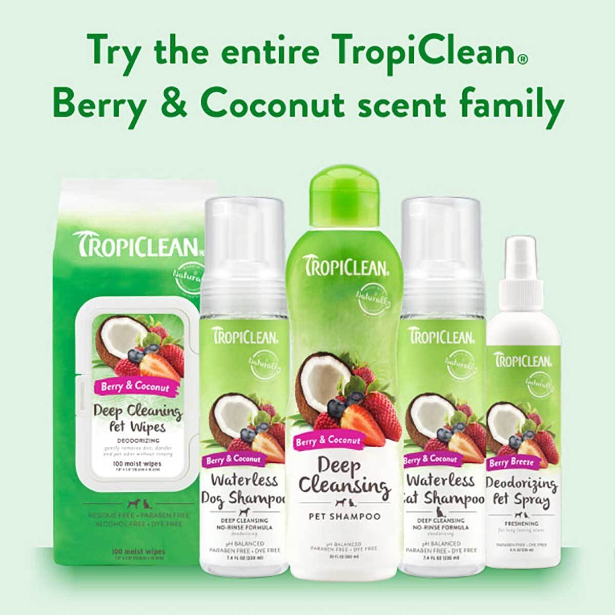 TropiClean Deep Cleaning Wipes 100 st