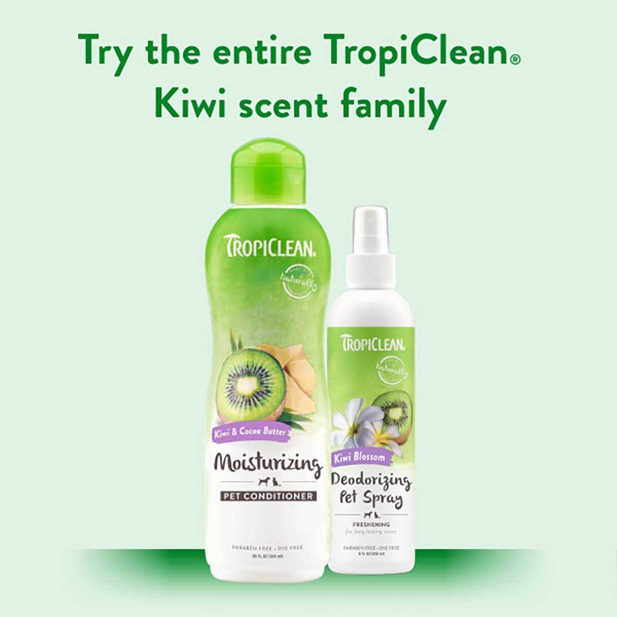 TropiClean Kiwi & Cocoa Butter Conditioner 355 ml