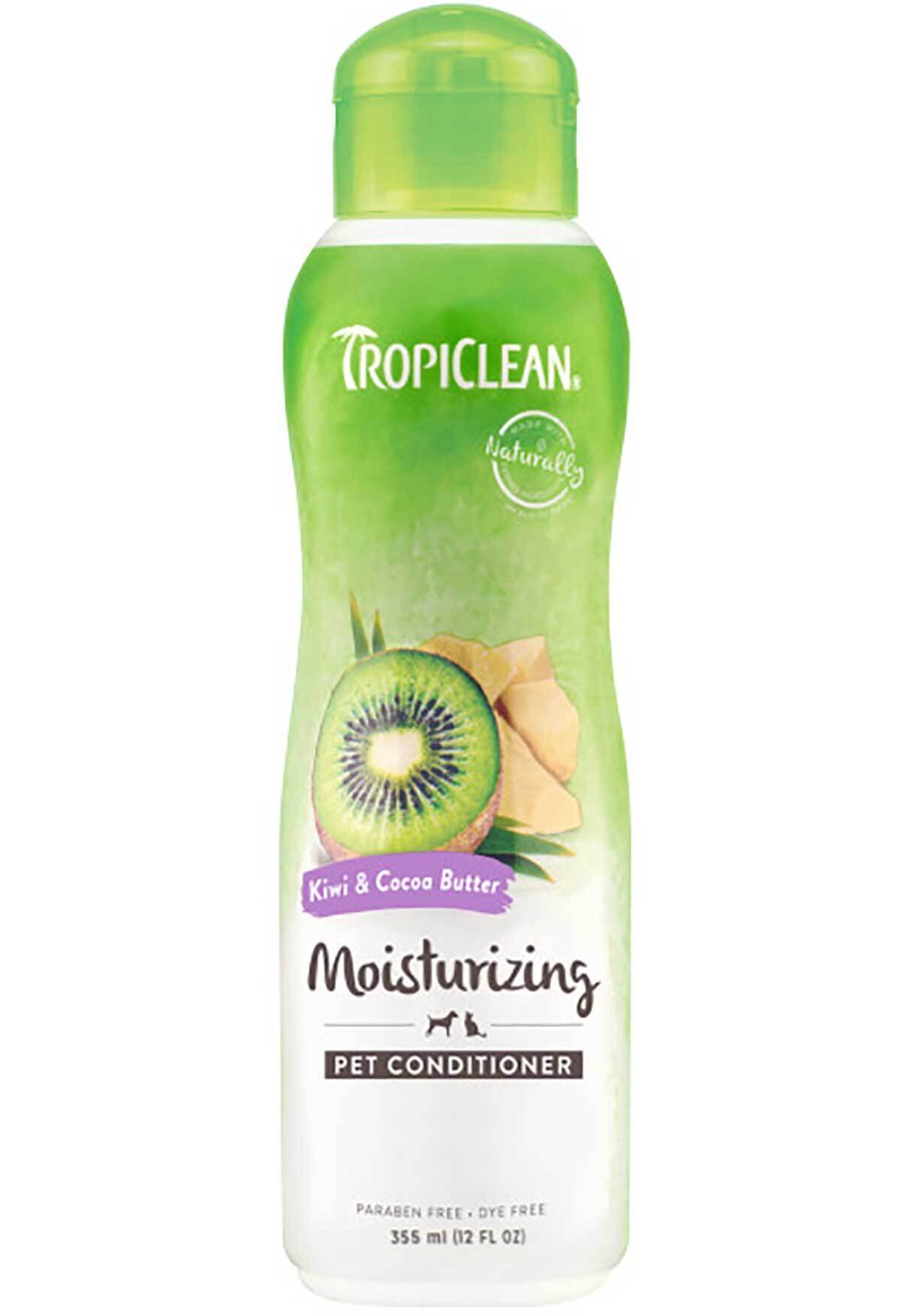 TropiClean Kiwi & Cocoa Butter Conditioner 355 ml