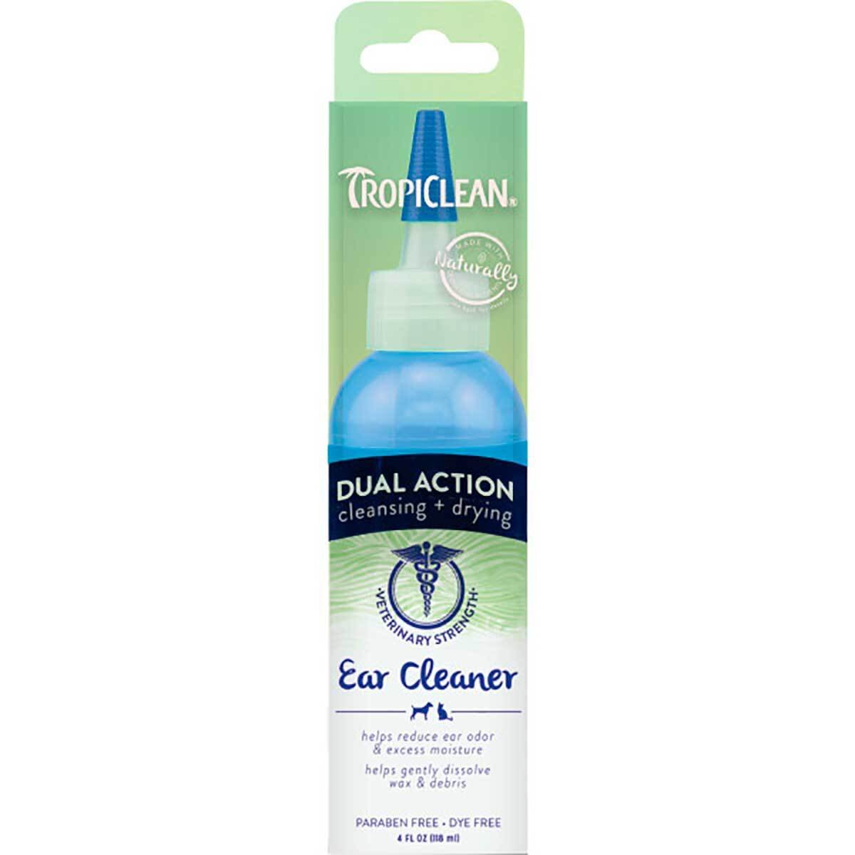 TropiClean Dual Action Ear Cleaner 118 ml