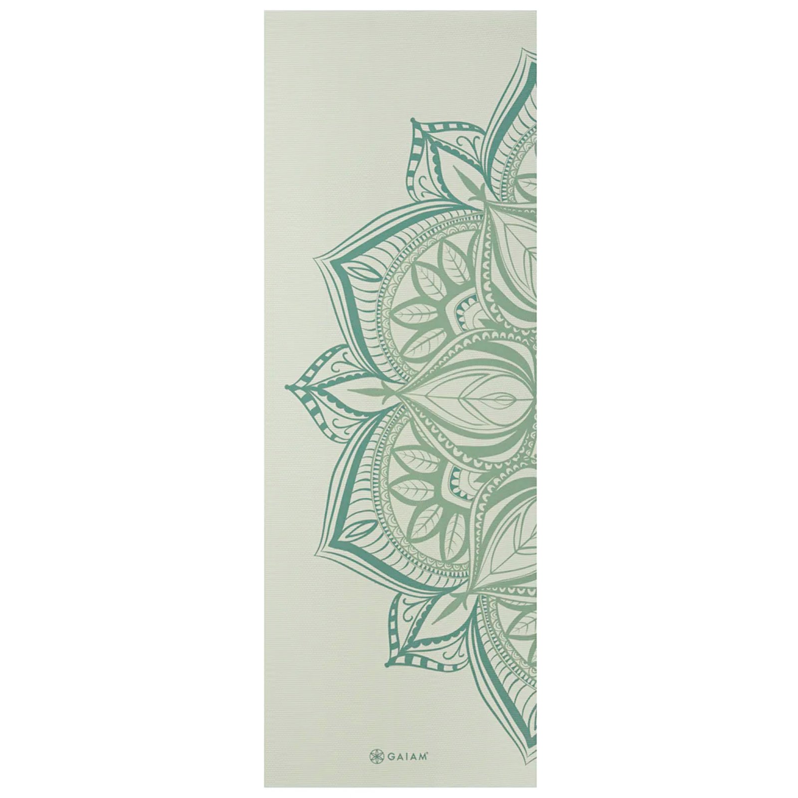 GAIAM Vintage Green Point Yoga Mat 5mm Classic Printed 1 st