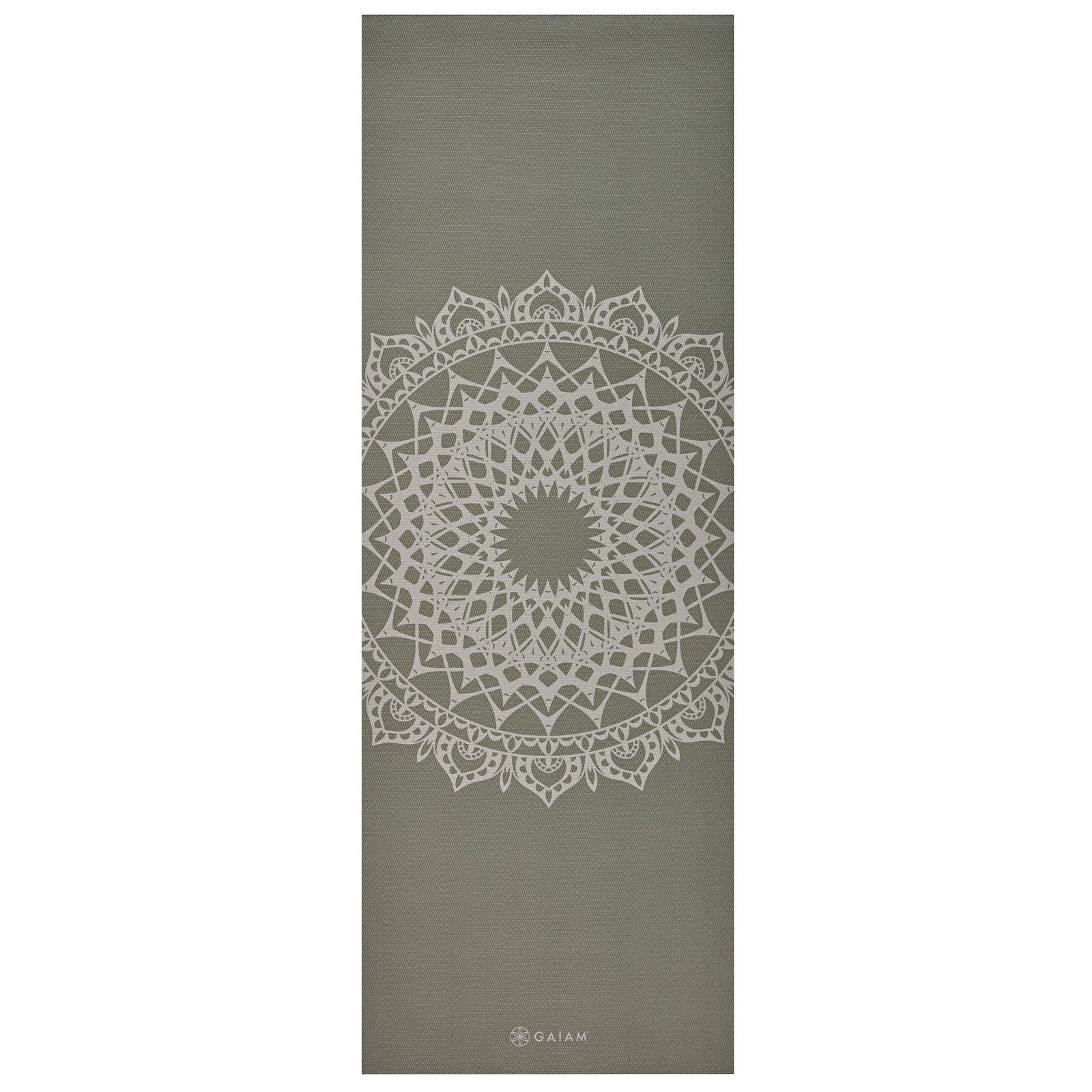 GAIAM Olive Marrakesh Yoga Mat 5 mm Classic Printed 1 st