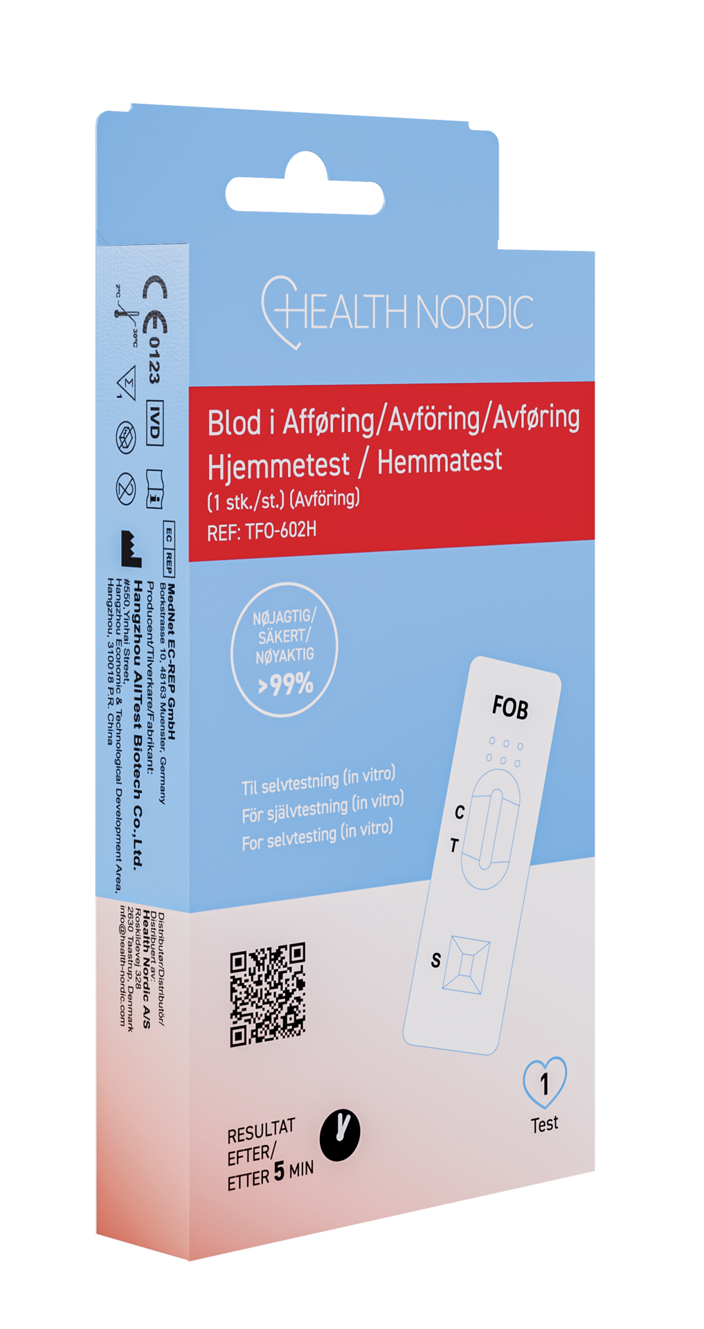 Health Nordic Blod i Avföring Hemtest 1 st