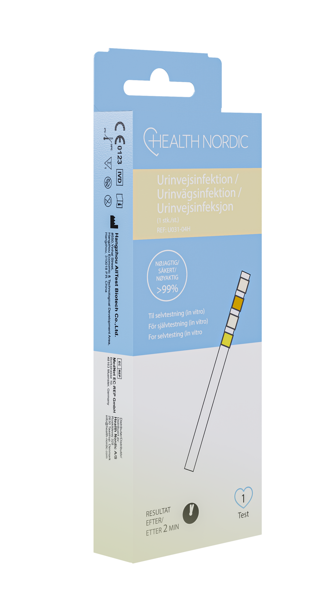 Health Nordic Urinvägsinfektion Hemtest 1 st