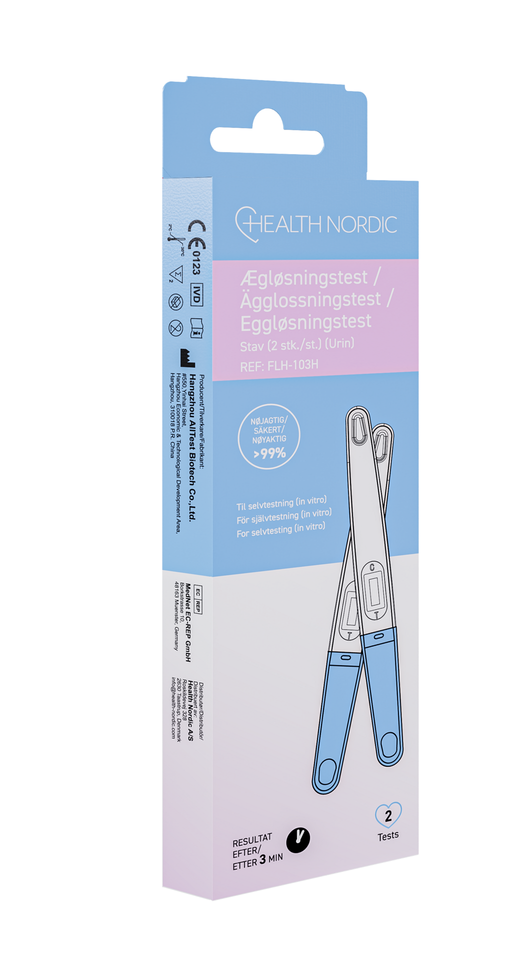 Health Nordic Ägglossningstest Sticka 2 st