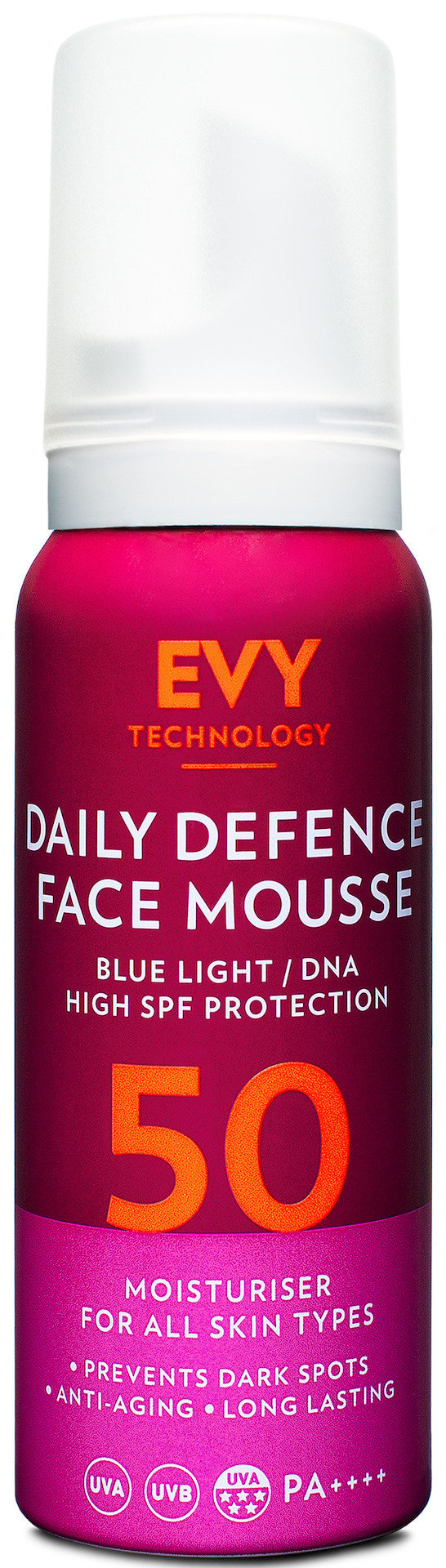 Evy Technology Daily Defence UV Face Mousse 75 ml