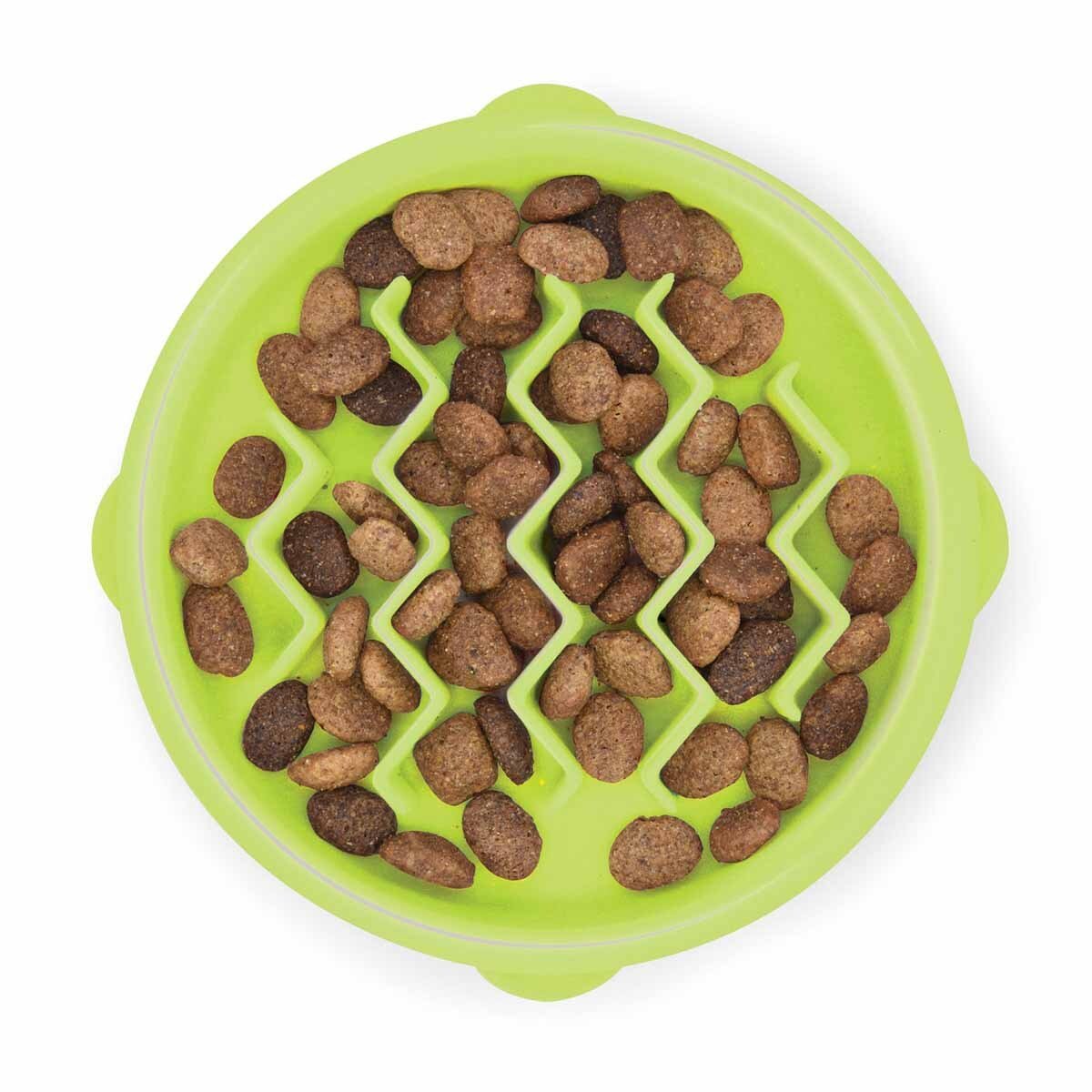Nina Ottosson Petstages Kitty Slow Feeder Green 14 cm