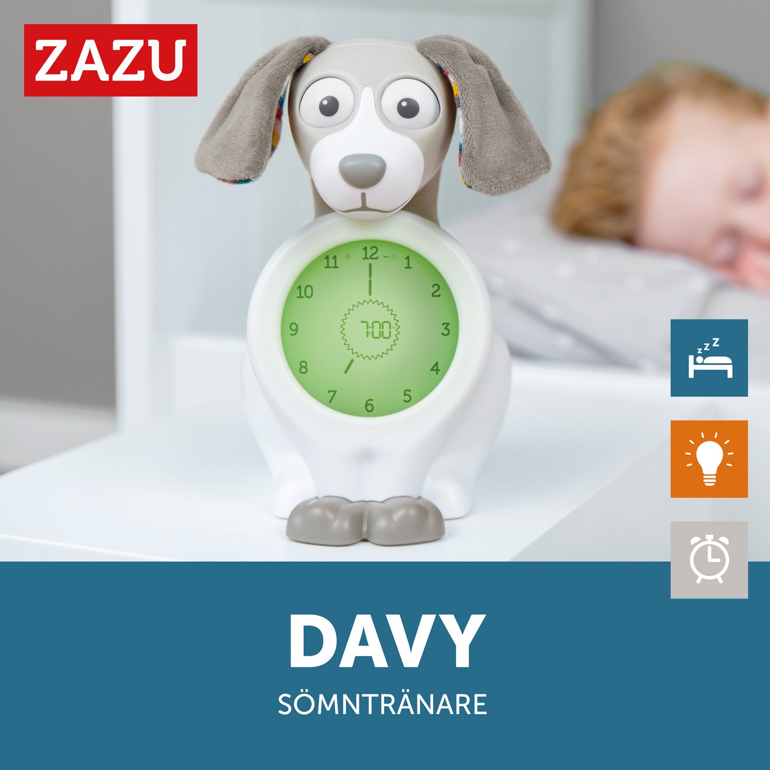 Zazu Sömntränare Hunden Davy Taupe 1 st