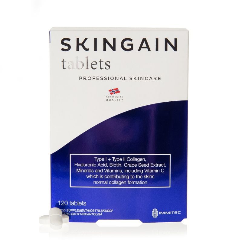 Immitec Skingain Professionals 120 tabletter