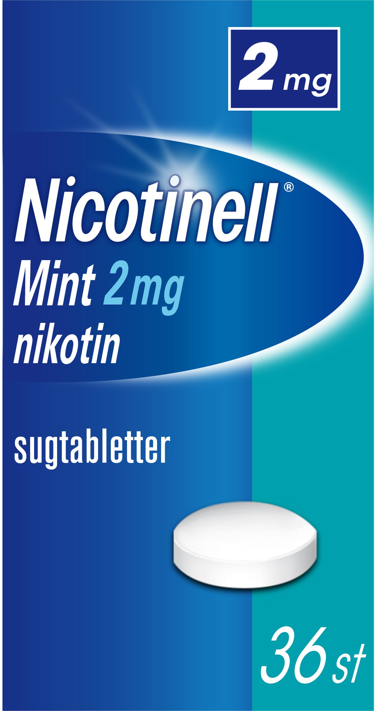Nicotinell Mint 2 mg Komprimerade Sugtabletter 36 st