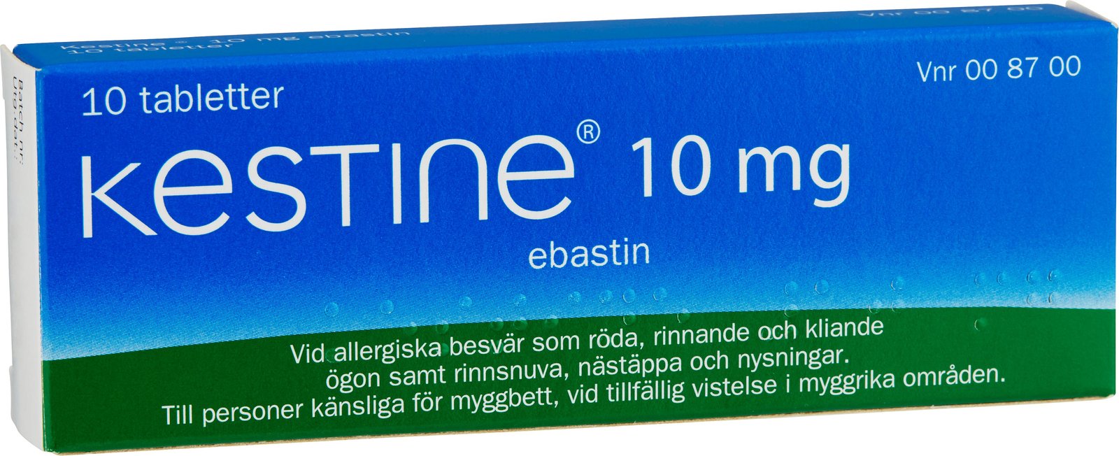 Kestine filmdragerad tablett 10 mg 10 st