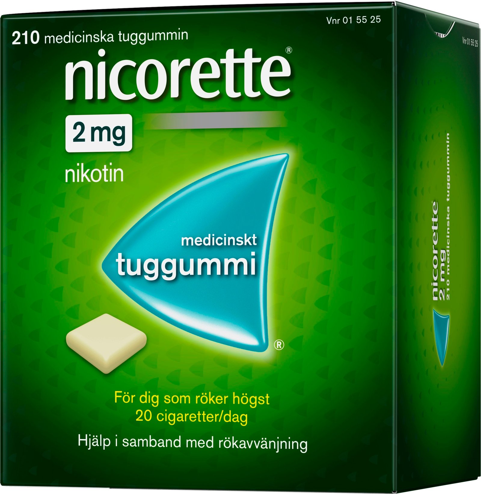 Nicorette Medicinskt Tuggummi 2 mg 210 st