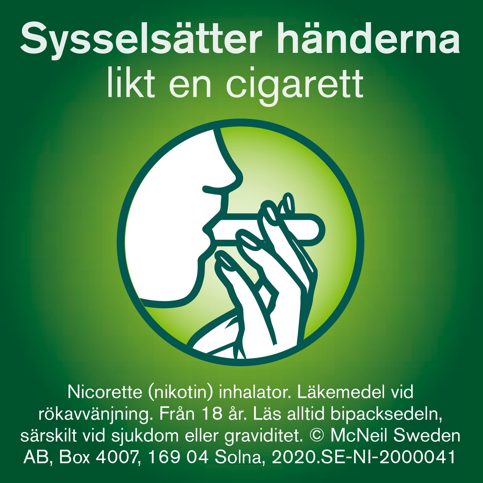 Nicorette Inhalator Inhalationsånga Vätska 10 mg 42 st