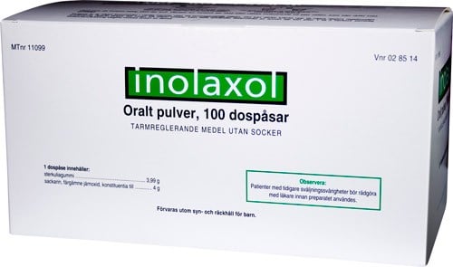 Inolaxol oralt pulver i dospåse, 100 st