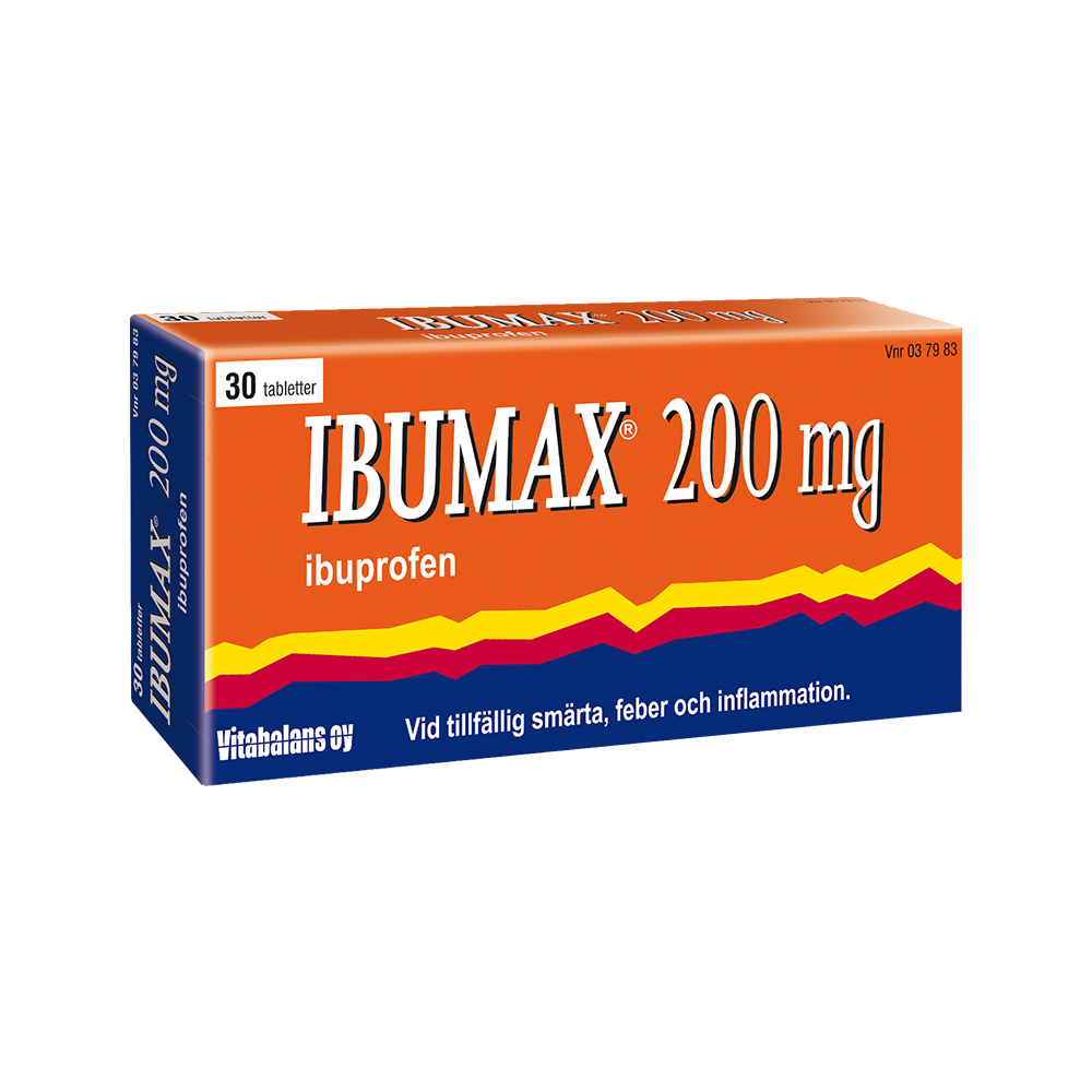 Ibumax 200 mg Ibuprofen 30 tabletter