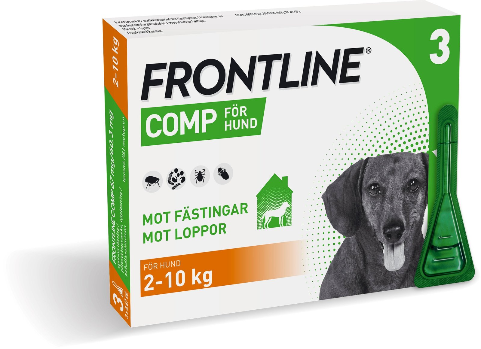 Frontline Comp Spot-on Lösning 67mg/60,3mg 3 x 0,67 ml