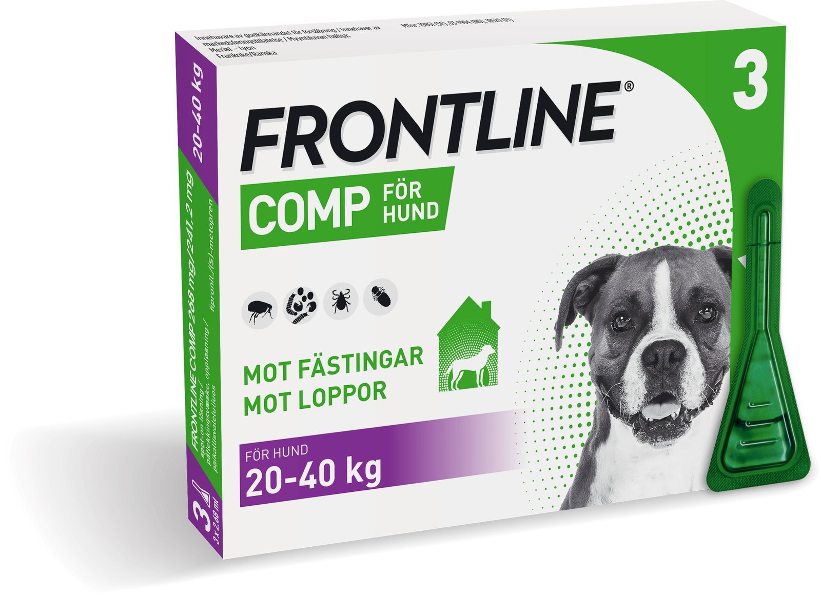 Frontline Comp Spot-on Lösning 268mg/241,2mg 3 x 2,68 ml