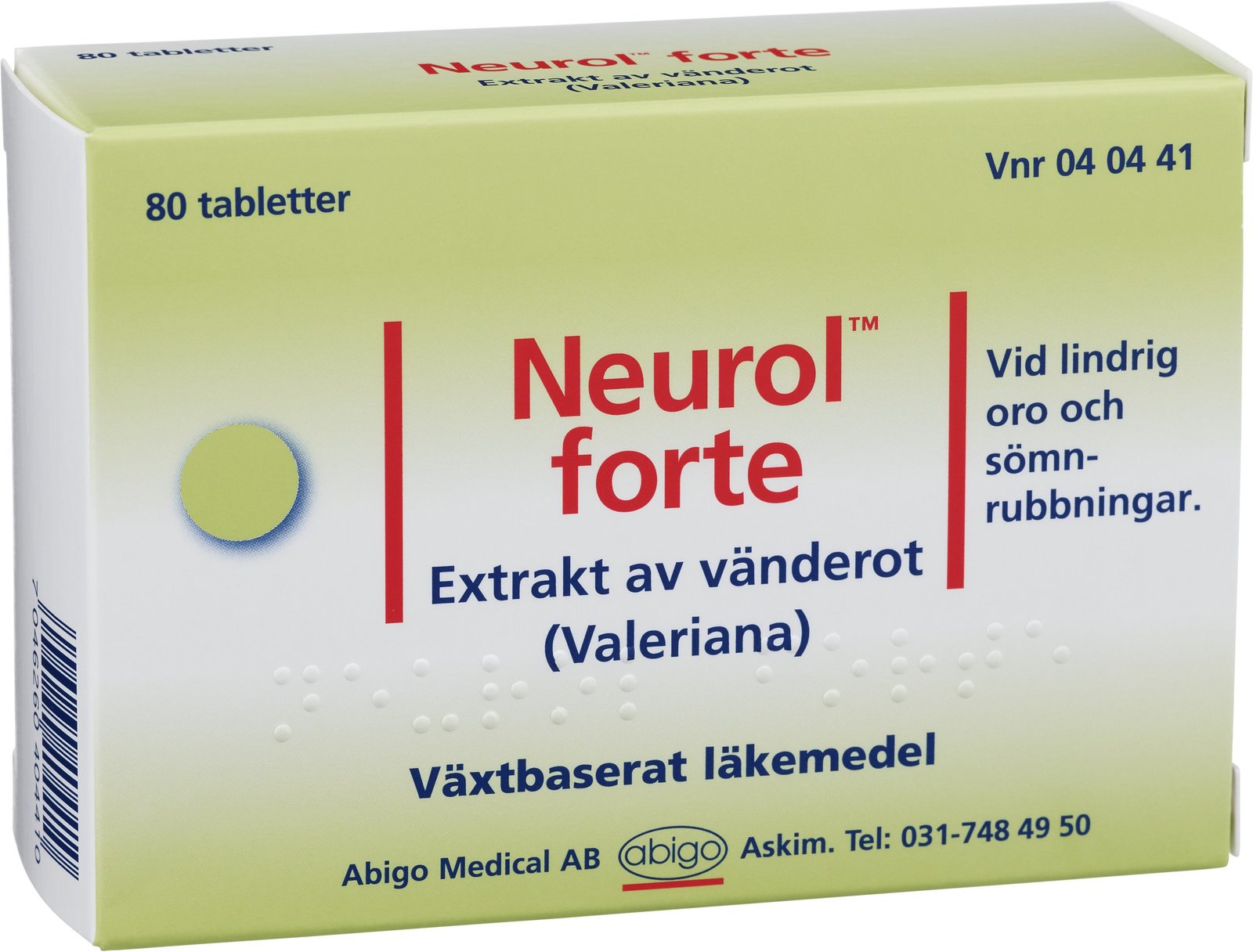 Neurol Forte 80 tabletter