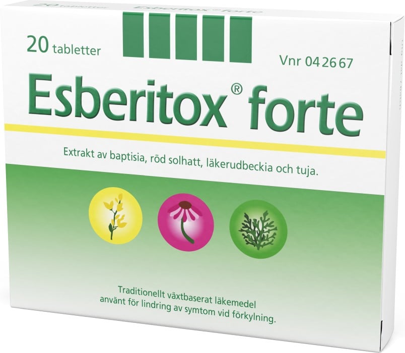 Esberitox Forte tabletter, 20 st