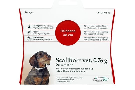 Scalibor® vet. fästinghalsband 0,76g, 48cm