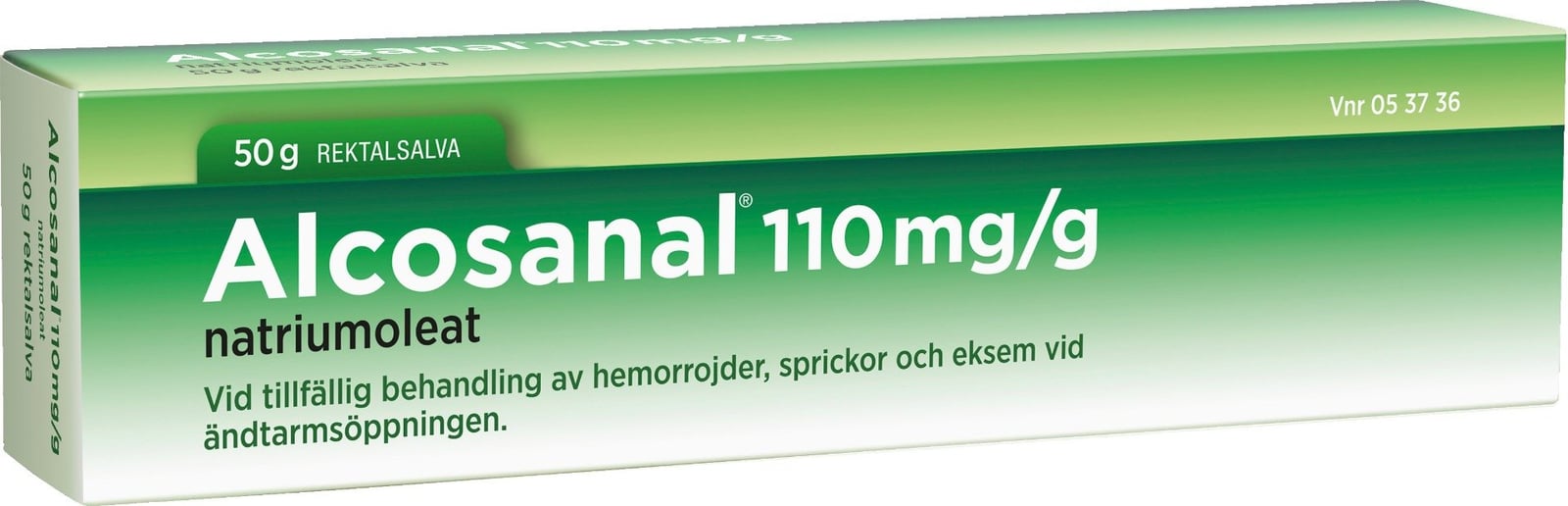 Alcosanal rektalsalva 110 mg/g 50 g