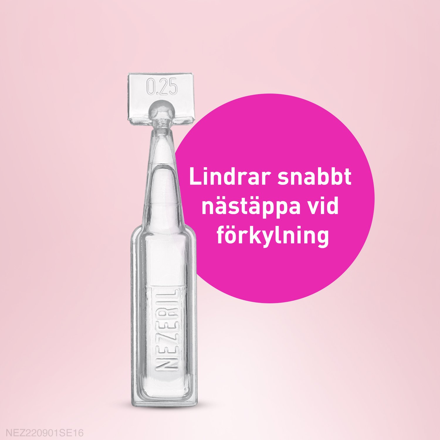 Nezeril 0,25 mg/ml näsdroppar 20 st (utan konserveringsmedel)