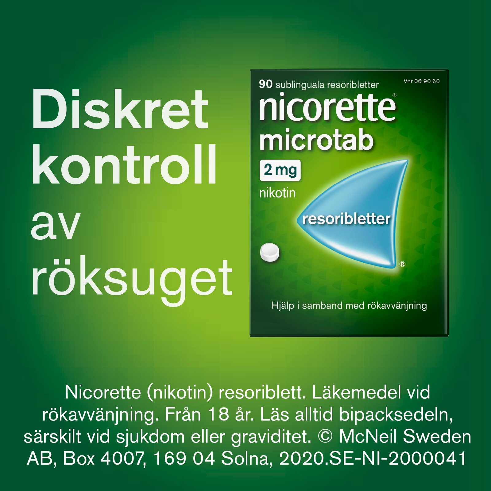 Nicorette Microtab Resoribletter 2 mg 90 st