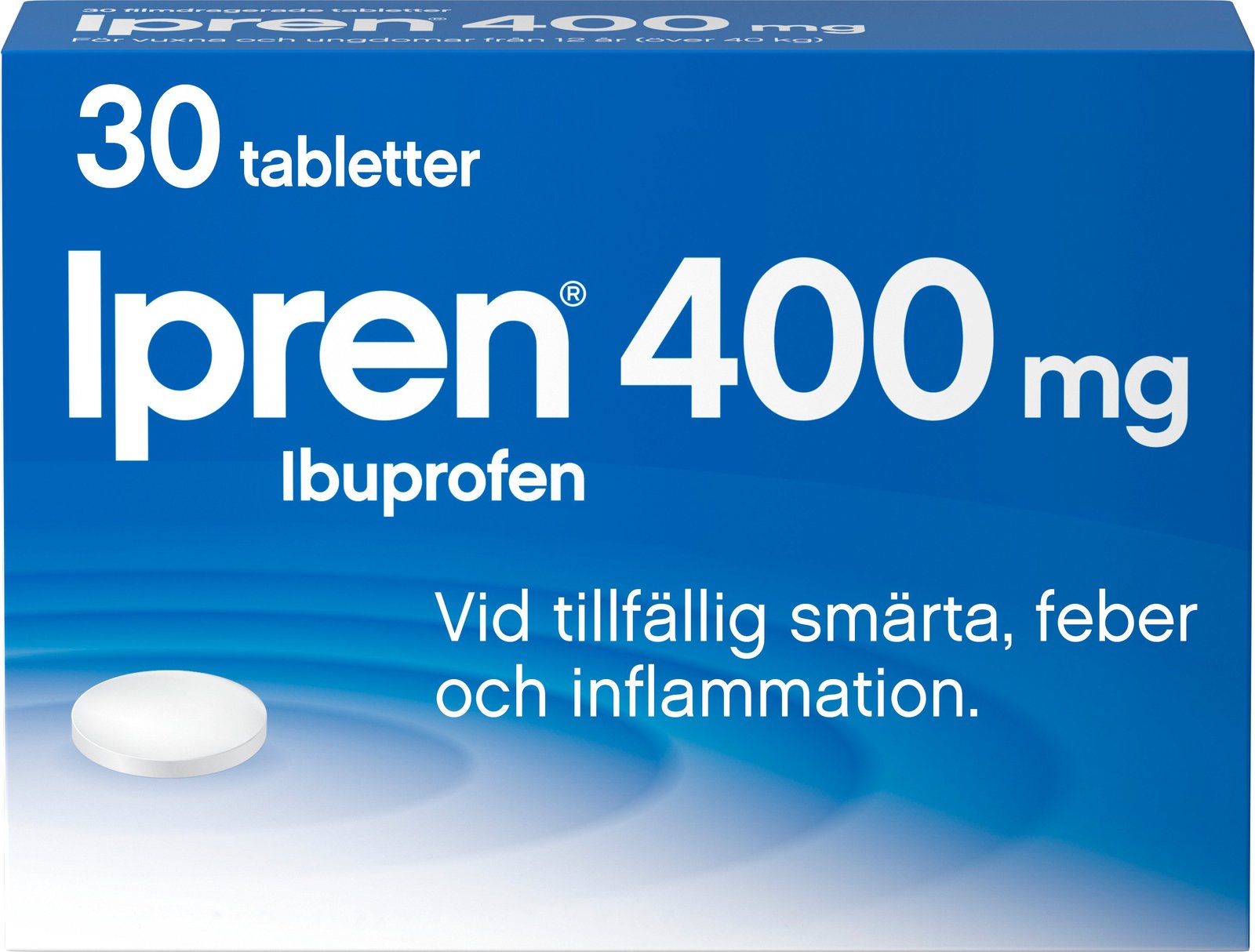 Ipren 400mg Ibuprofen 30 tabletter