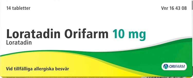 Loratadin Orifarm 10mg 14 tabletter