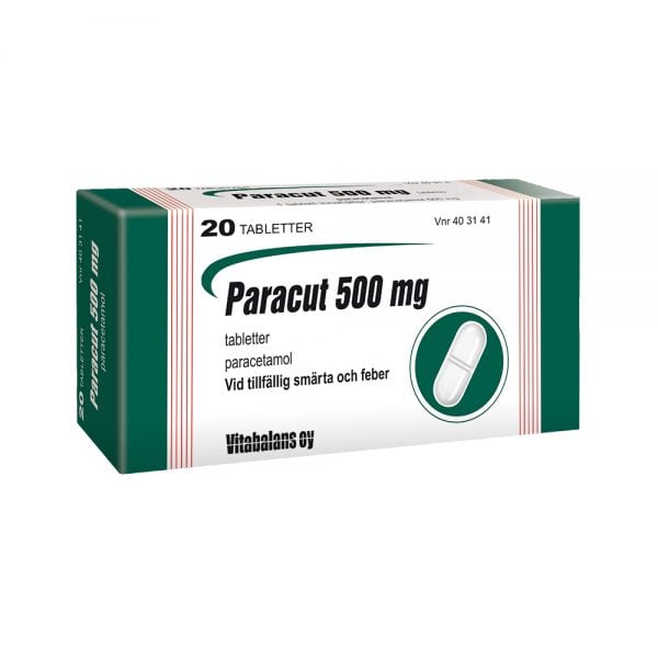 Paracut 500 mg tabletter 20 st