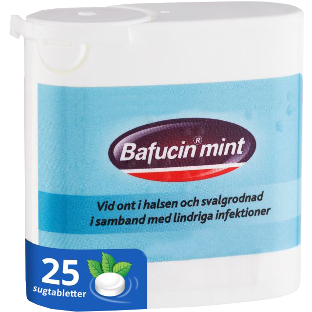 Bafucin Mint 25 sugtabletter