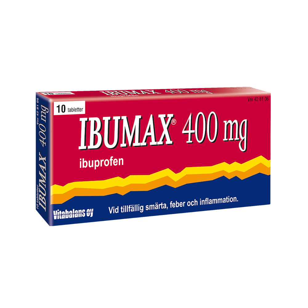 Ibumax 400 mg Ibuprofen 10 tabletter
