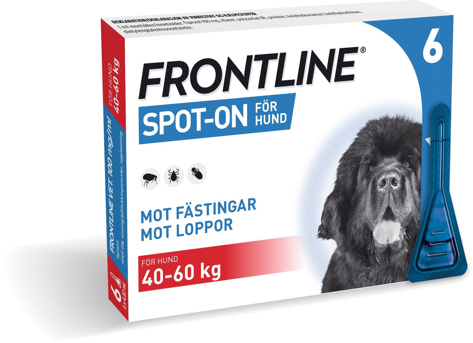 Frontline Vet 100 mg/ml Spot-on Lösning  6 x 4,02 ml