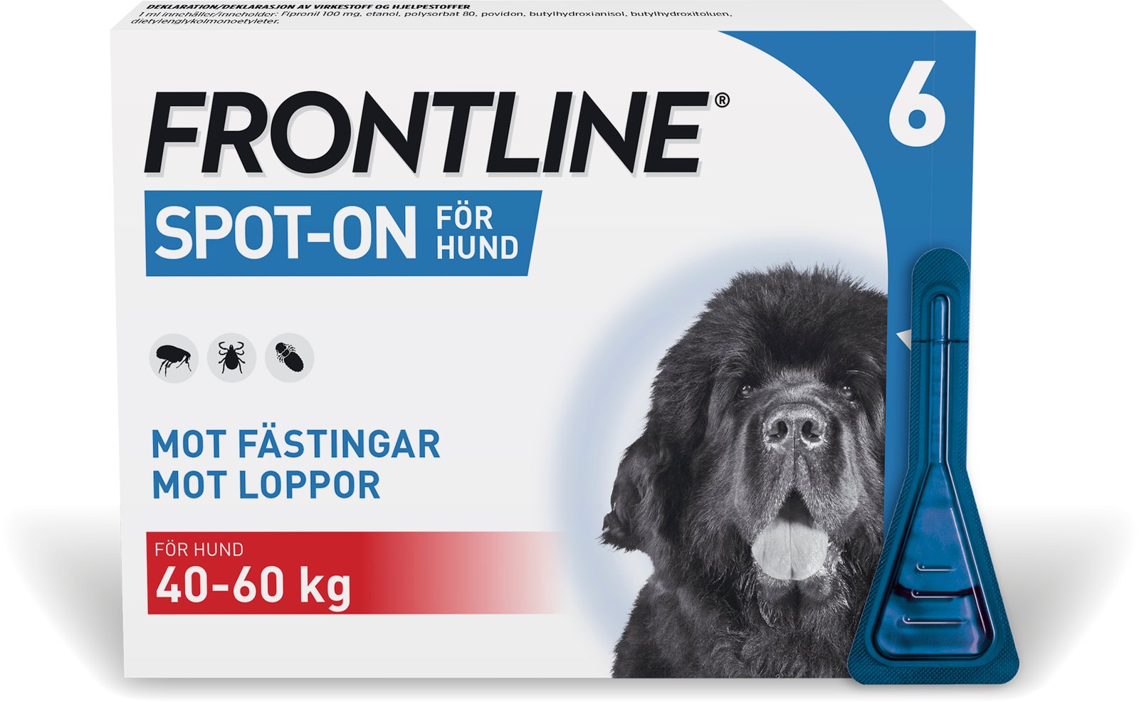 Frontline Vet 100 mg/ml Spot-on Lösning  6 x 4,02 ml