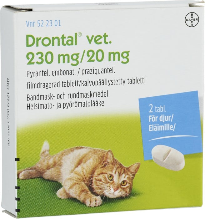 Drontal Vet 230mg/20mg, 2st