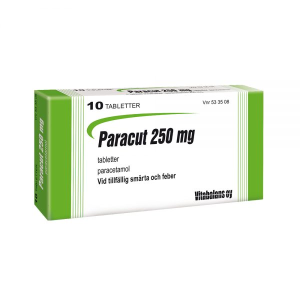 Paracut 250 mg tabletter 10 st