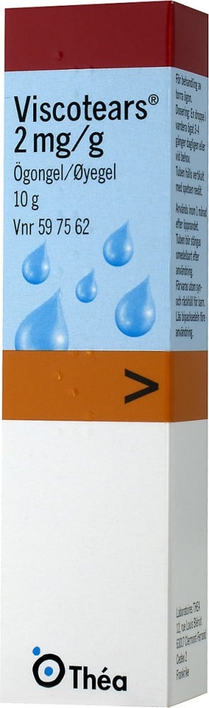 Viscotears ögongel 2 mg/g, 10 g