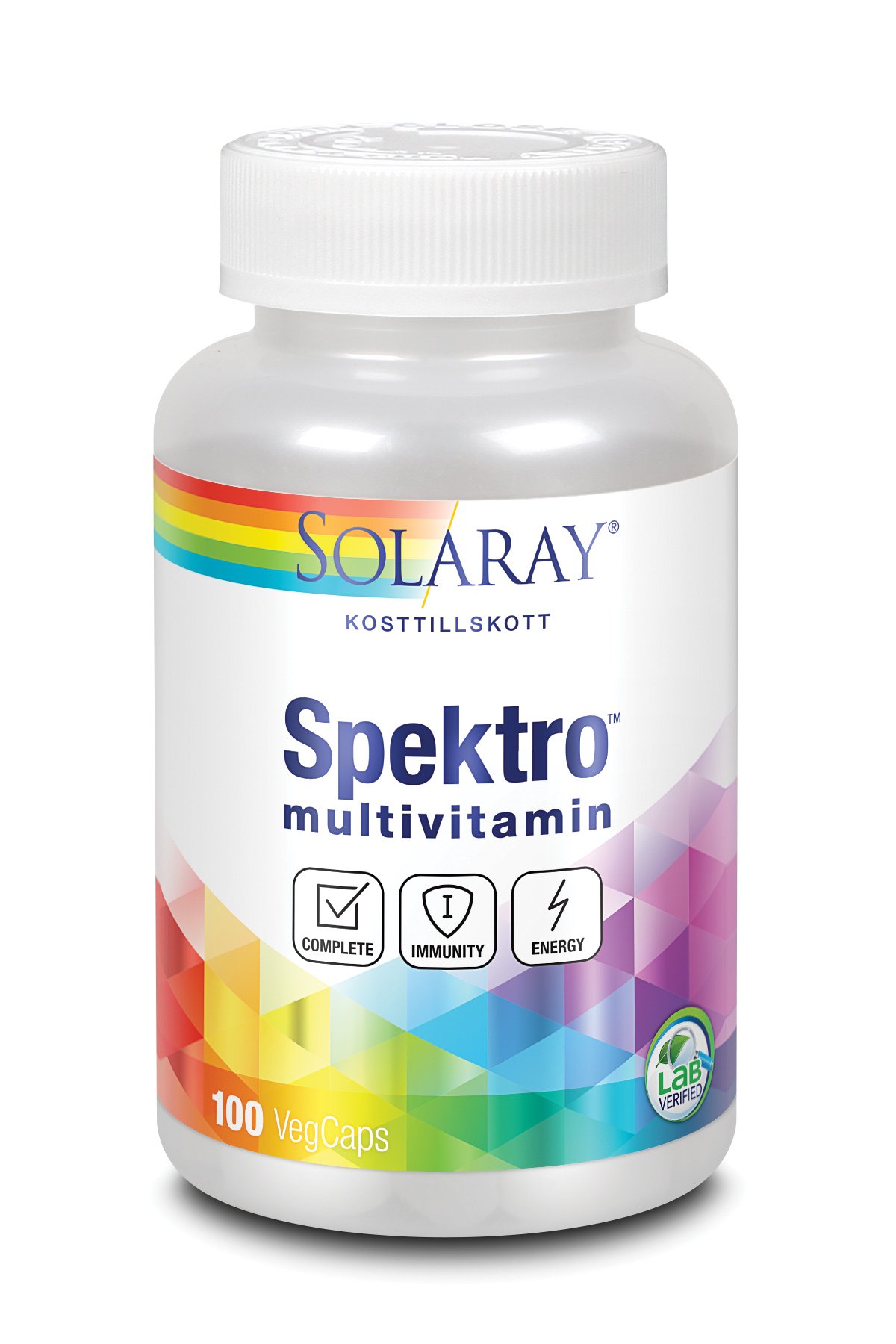 Solaray Spektro Multivitamin 100 kapslar