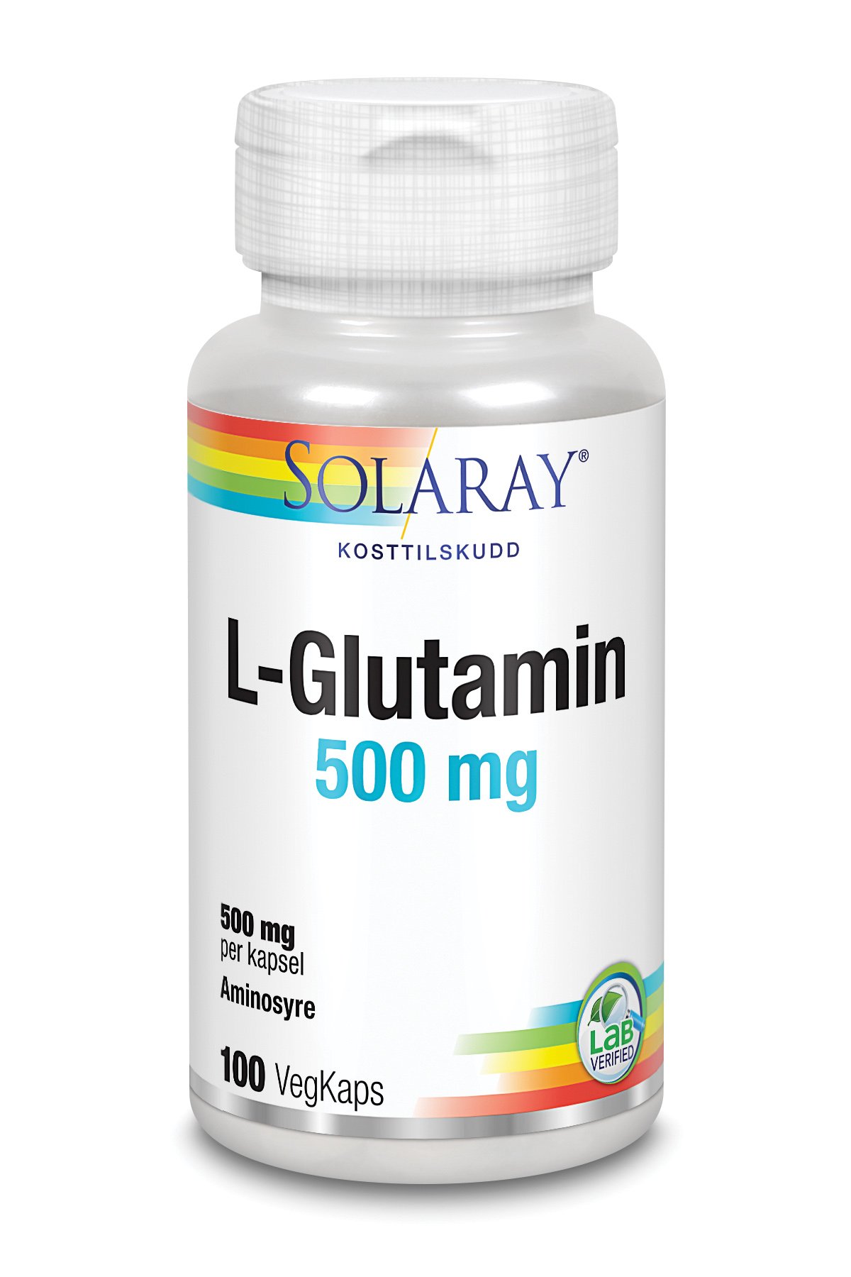 Solaray L-Glutamin 100 kapslar